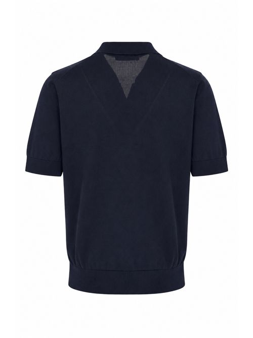 Polo skipper in cotone Oltremare FILIPPO DE LAURENTIIS | PL1MCSK SU12R891